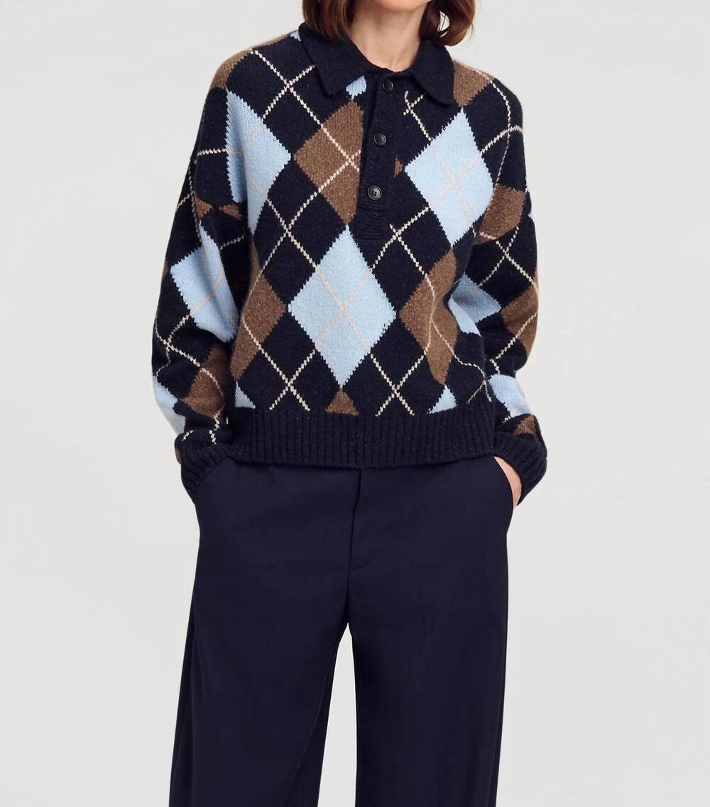 NEW A.L.C. lennon sweater in navy
